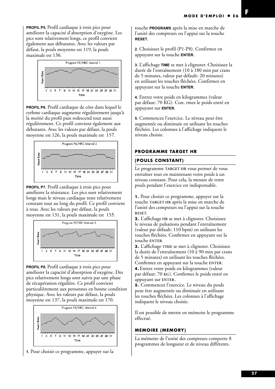 Tunturi E6 User Manual | Page 27 / 76