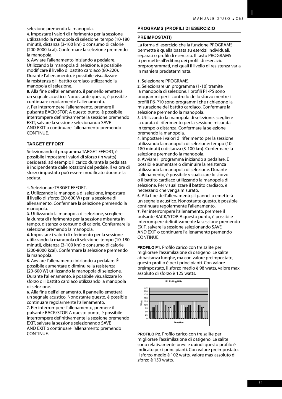 Tunturi C65 User Manual | Page 51 / 96