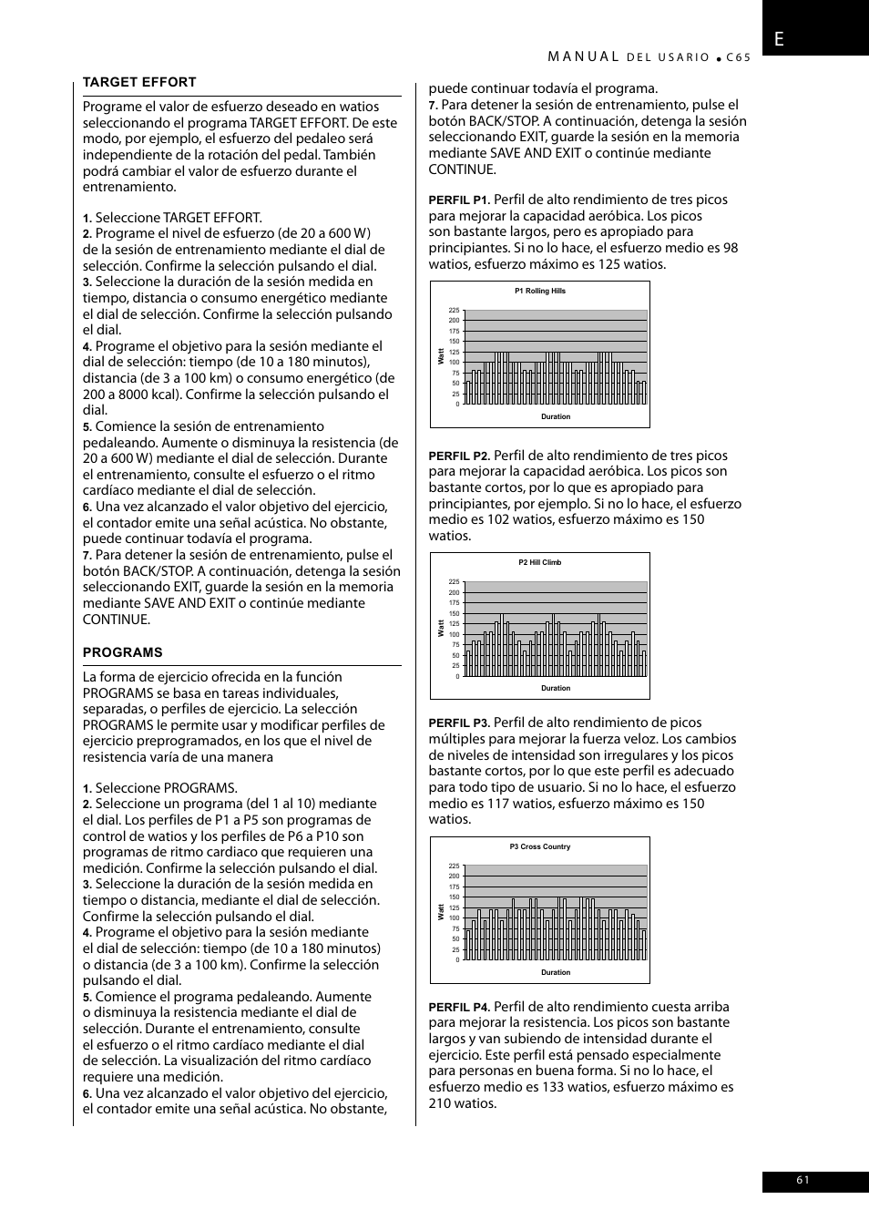 Tunturi C65 User Manual | Page 61 / 96