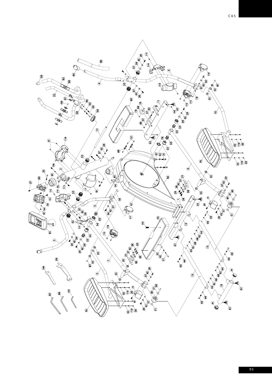 Tunturi C65 User Manual | Page 93 / 96