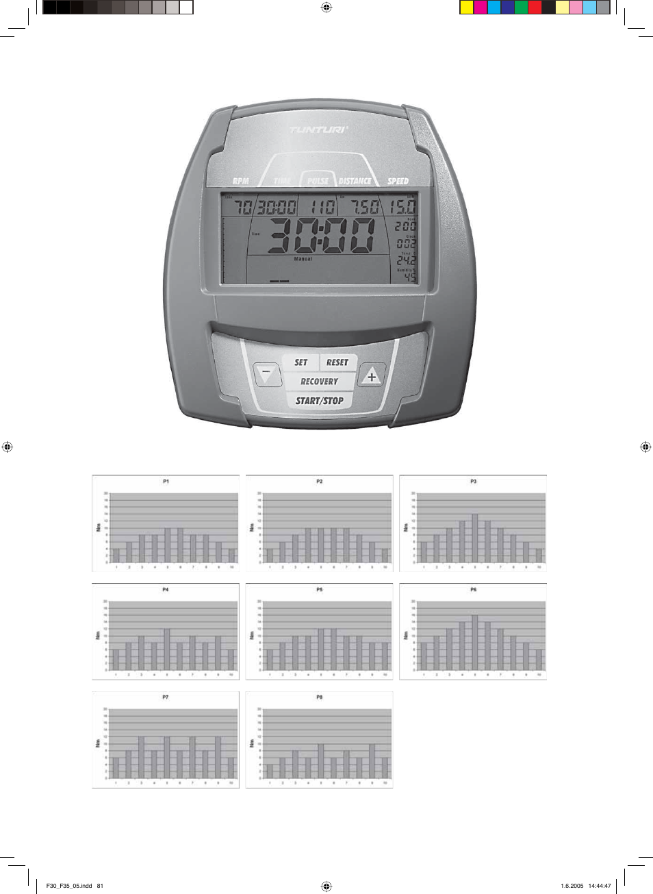 Tunturi F35 User Manual | Page 81 / 86