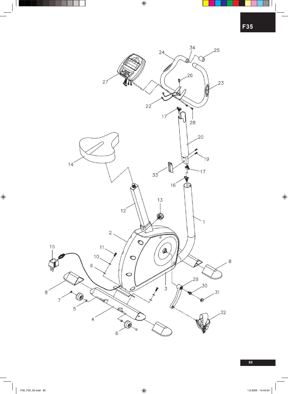 Tunturi F35 User Manual | Page 85 / 86