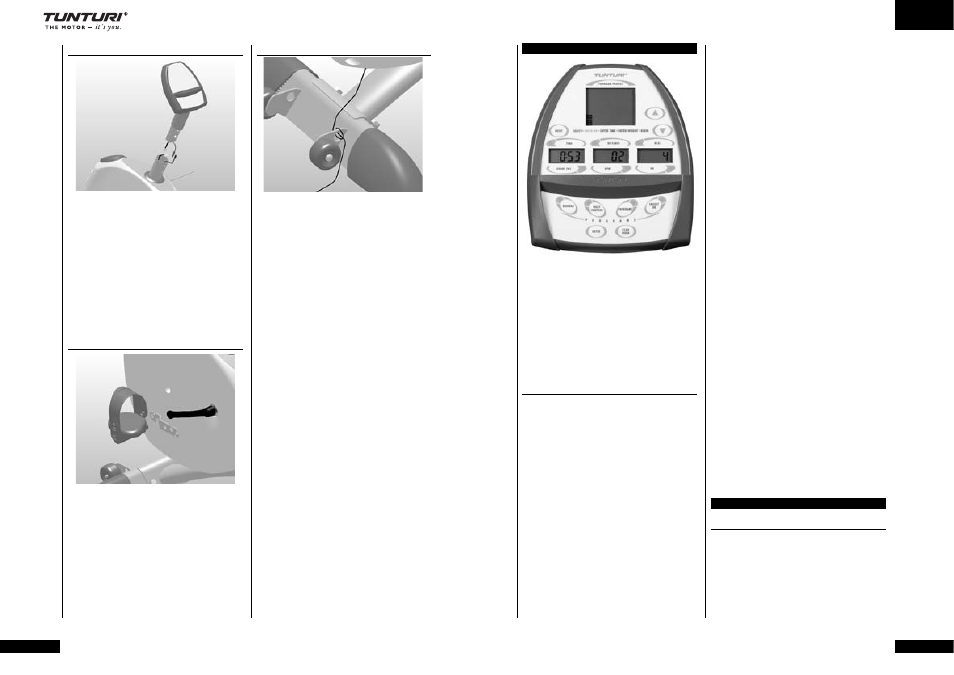 Tunturi E4R User Manual | Page 6 / 16