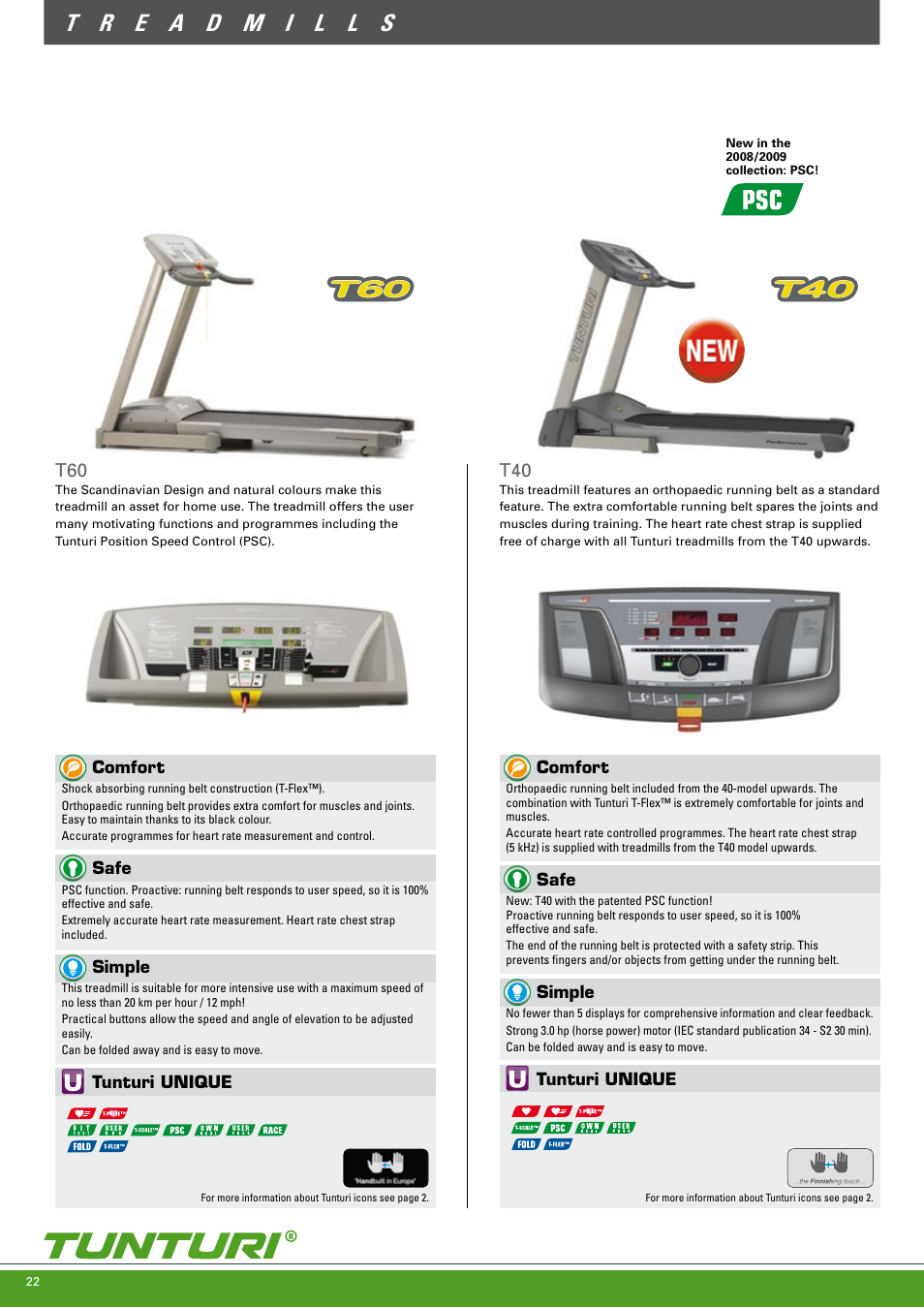 Tunturi C85 User Manual | Page 22 / 56