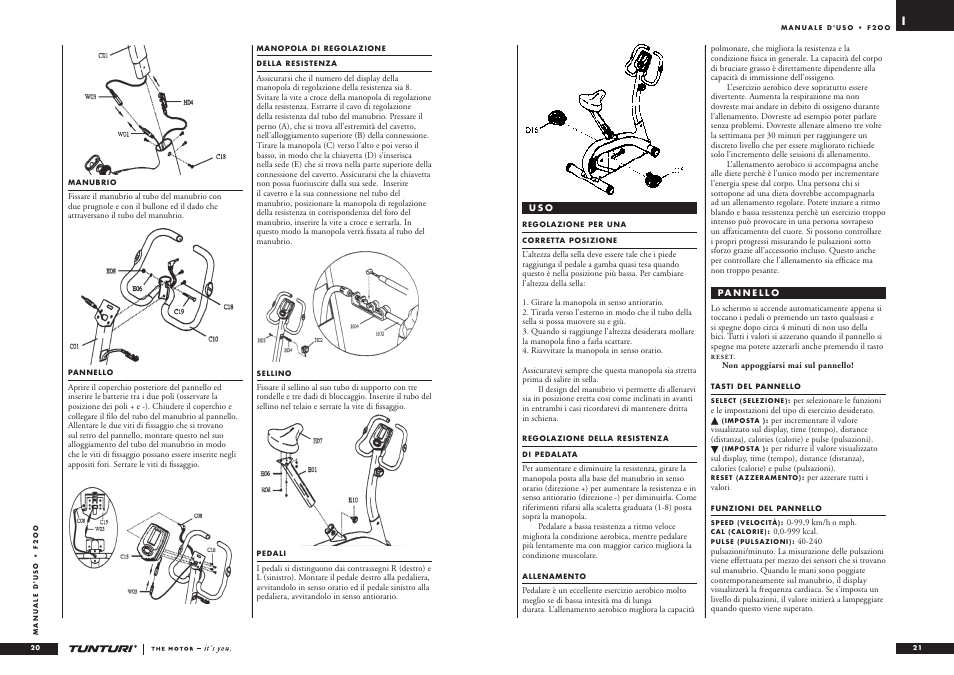 Tunturi F2OO User Manual | Page 11 / 20