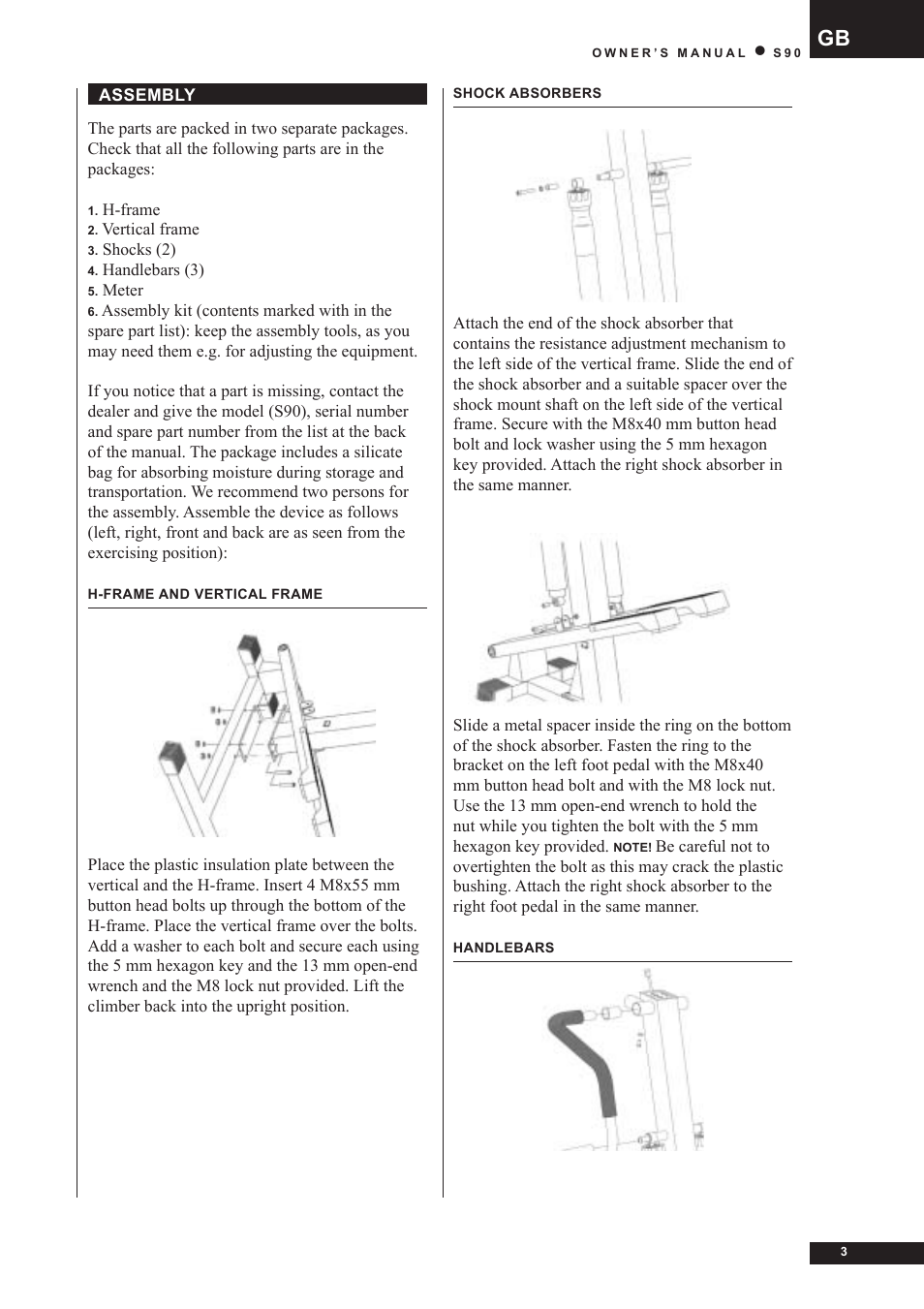Tunturi S90 User Manual | Page 3 / 40