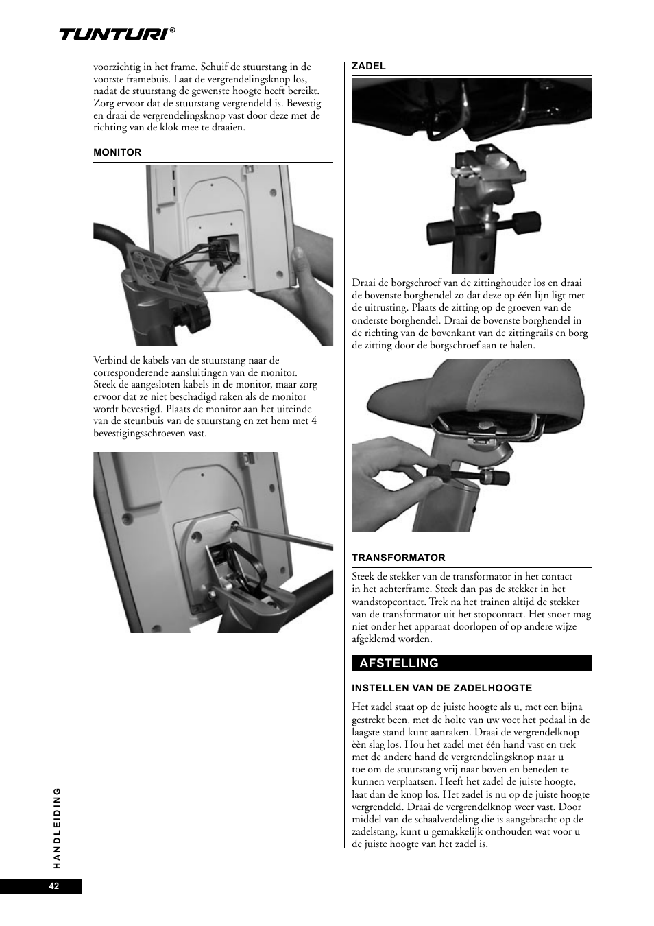 Tunturi E85 User Manual | Page 42 / 104