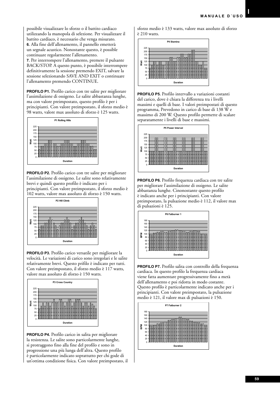 Tunturi E85 User Manual | Page 59 / 104