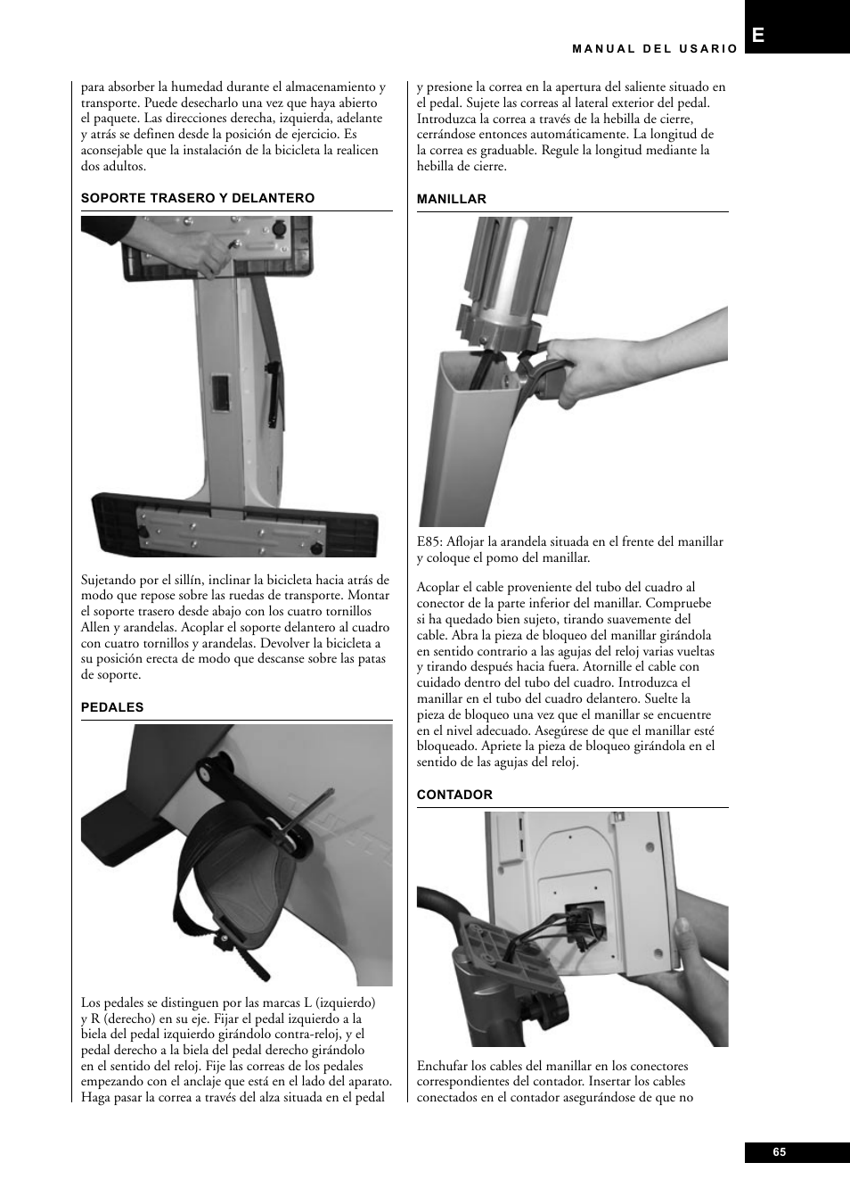 Tunturi E85 User Manual | Page 65 / 104