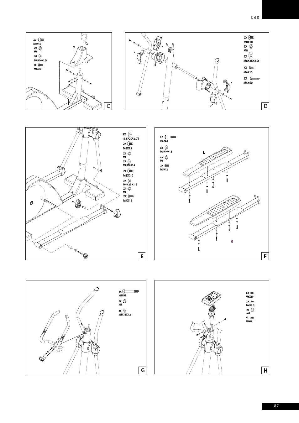 Tunturi C60 User Manual | Page 87 / 92