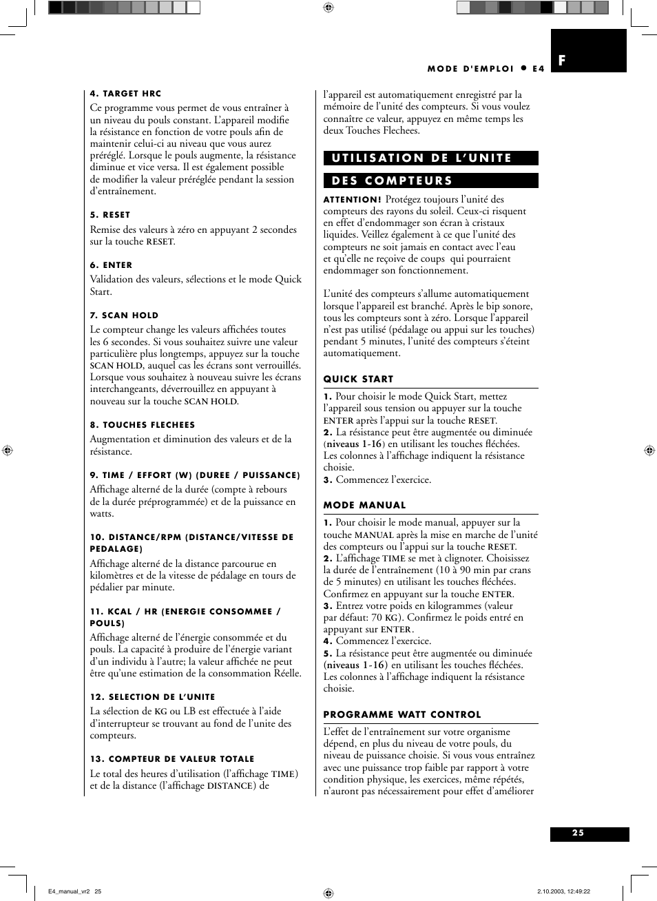 Tunturi E4 User Manual | Page 24 / 75