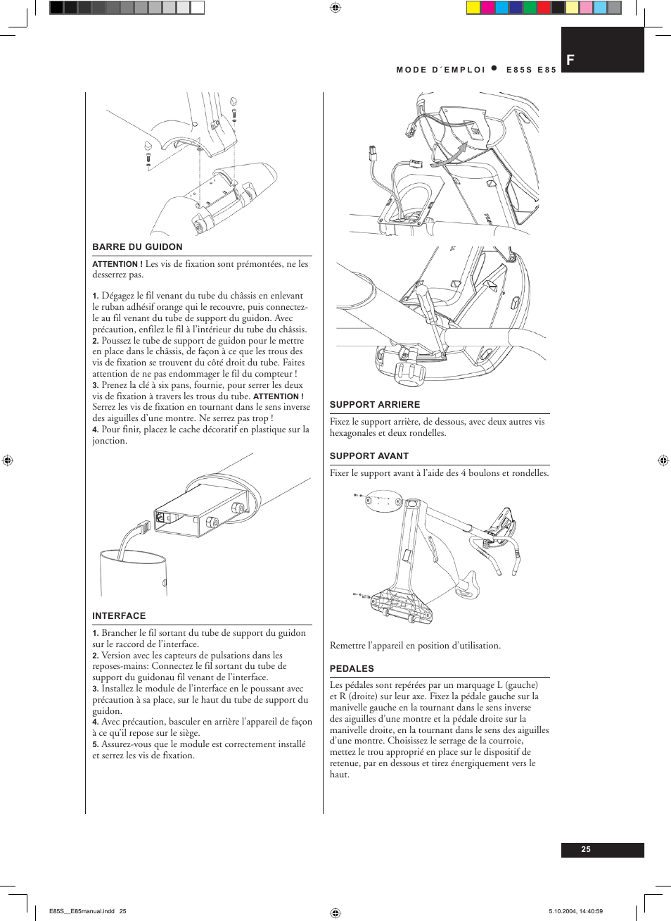 Tunturi E85S User Manual | Page 25 / 92
