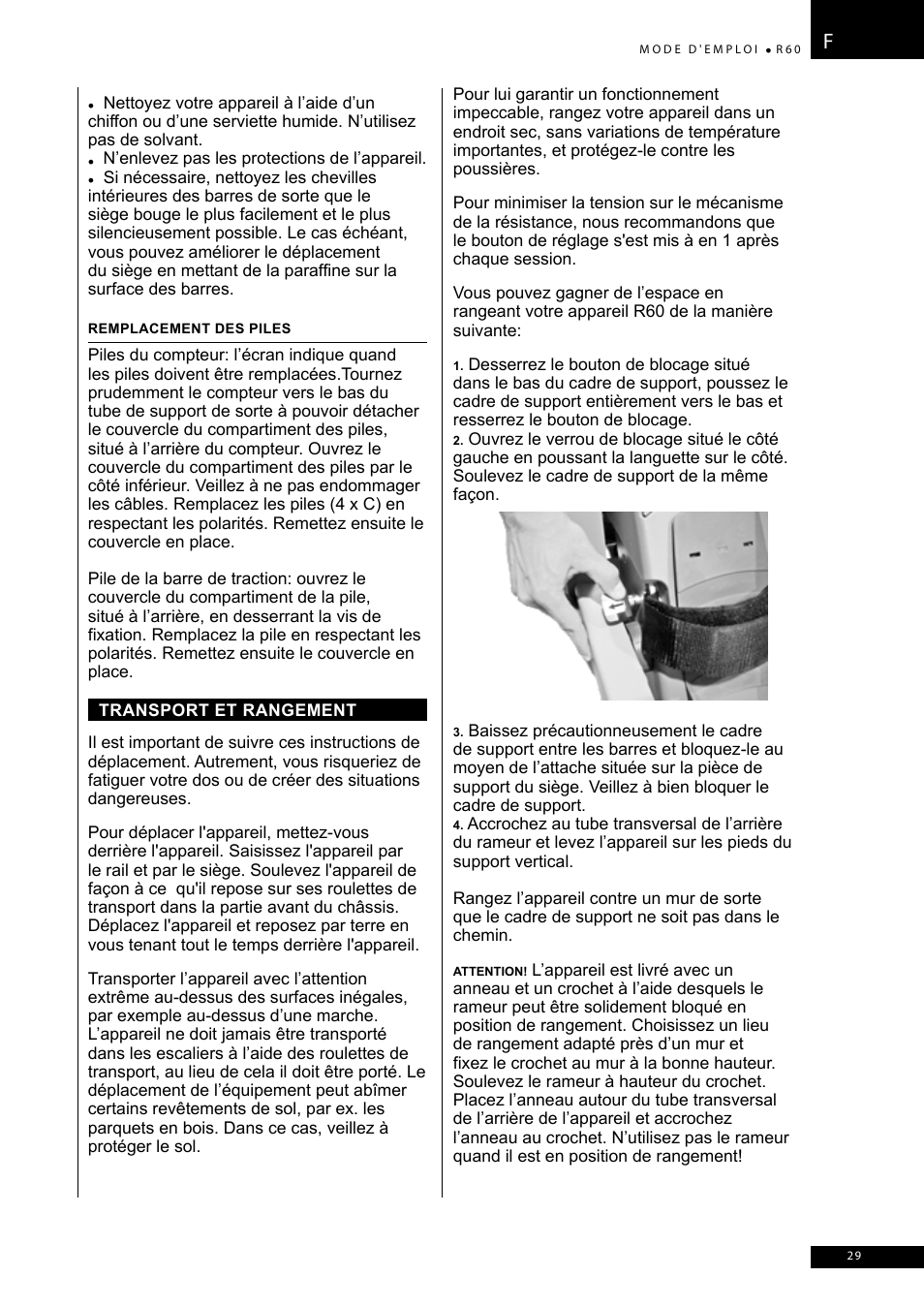 Tunturi R60 User Manual | Page 29 / 84