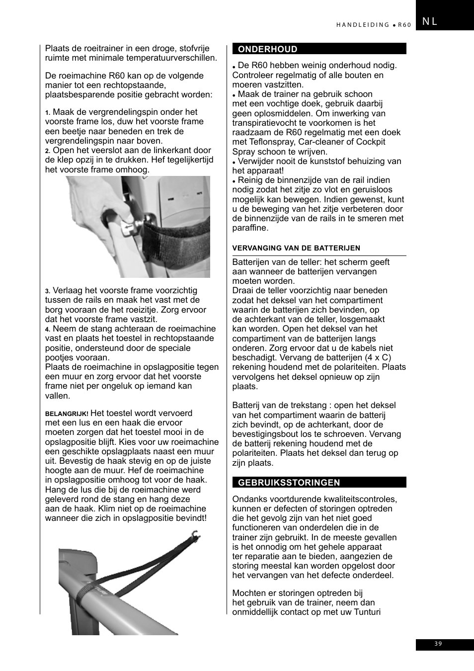 Tunturi R60 User Manual | Page 39 / 84