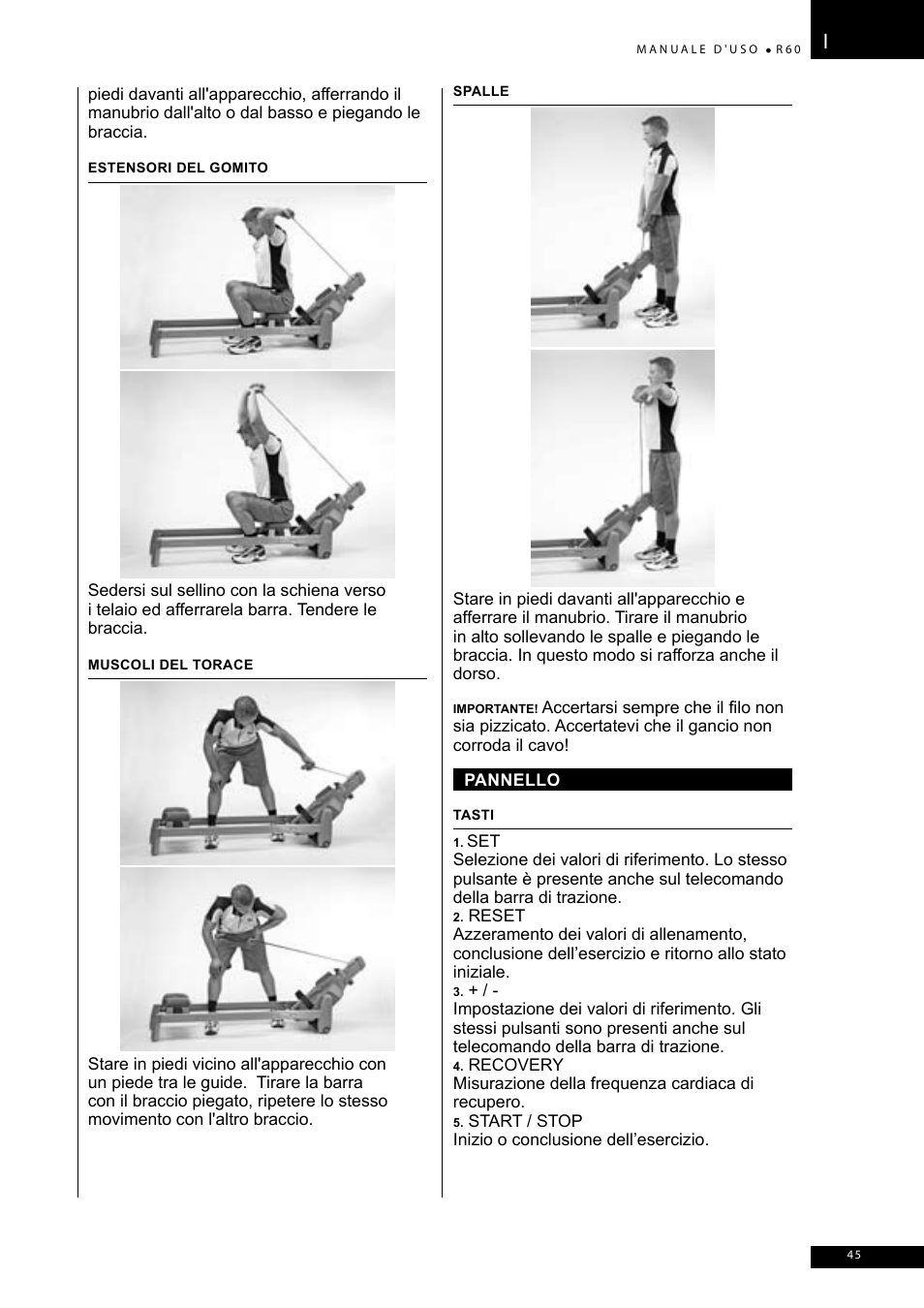 Tunturi R60 User Manual | Page 45 / 84