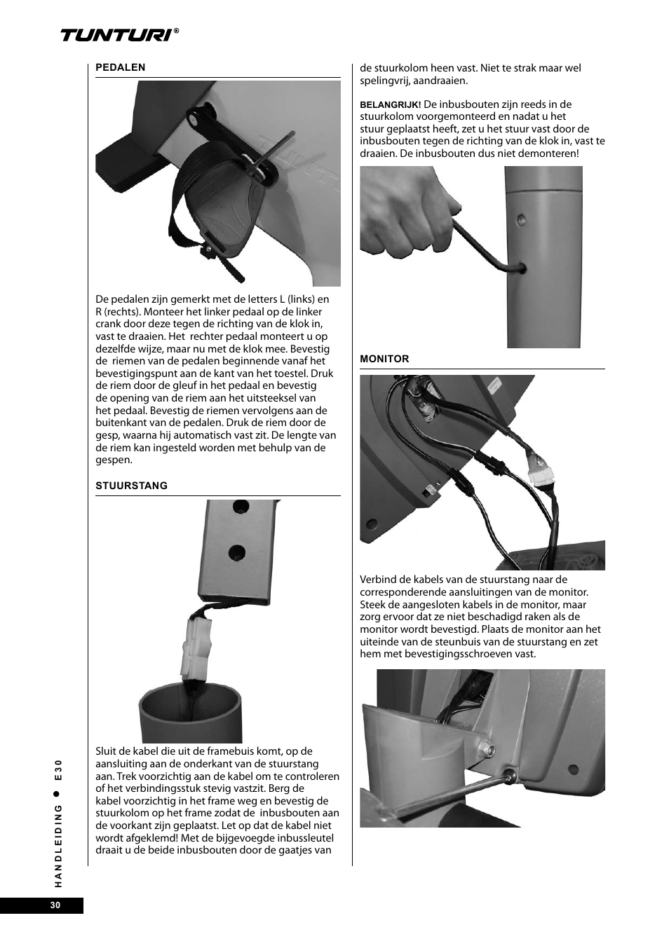 Tunturi E30 User Manual | Page 30 / 72