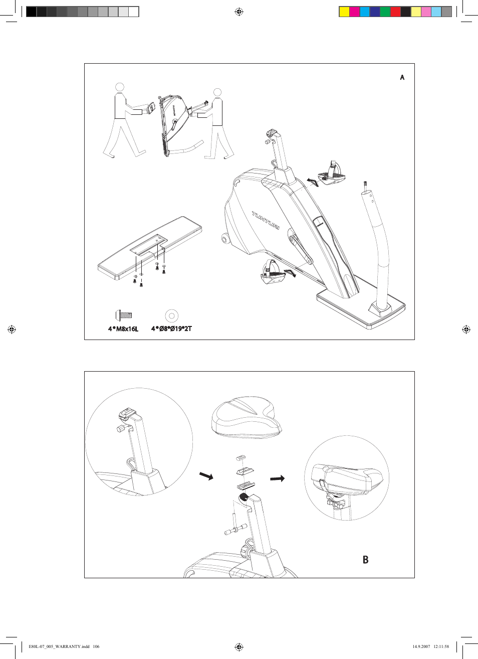 Tunturi E80L User Manual | Page 106 / 114