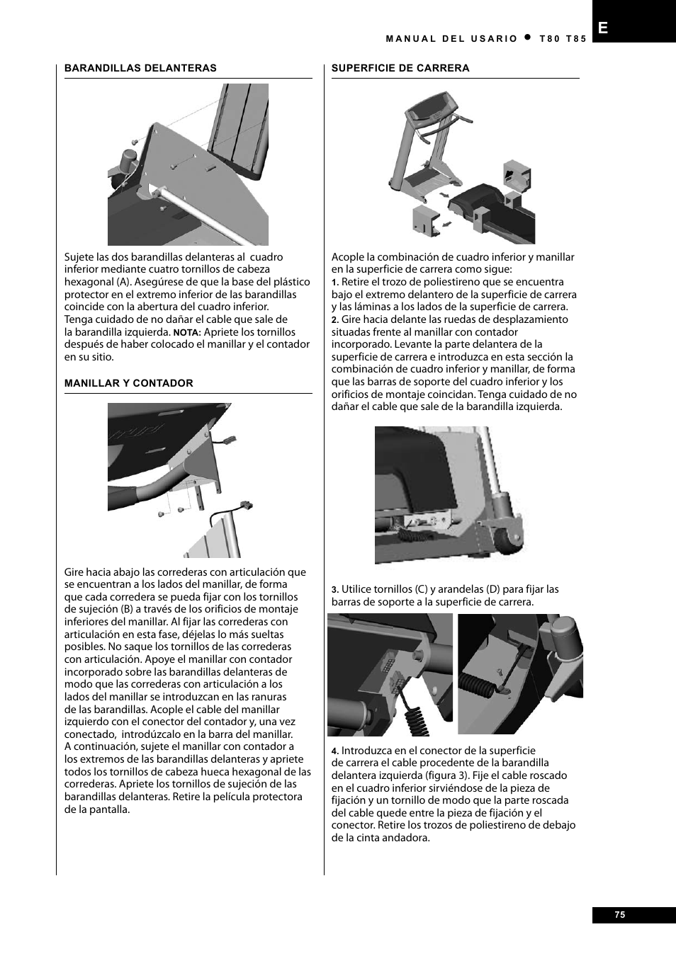 Tunturi T80 User Manual | Page 75 / 116