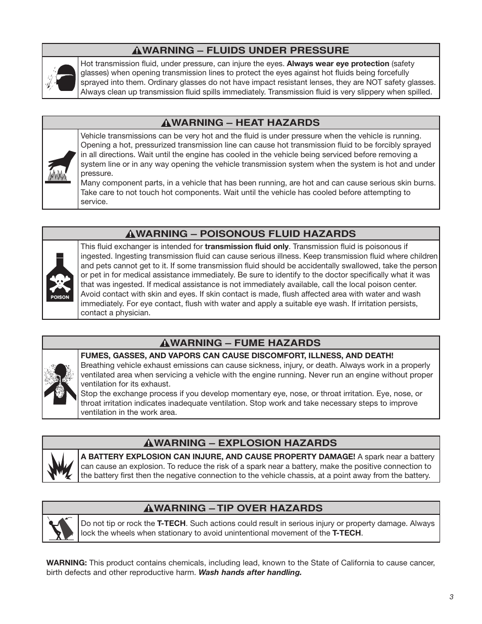 T-Tech TT100 User Manual | Page 3 / 38