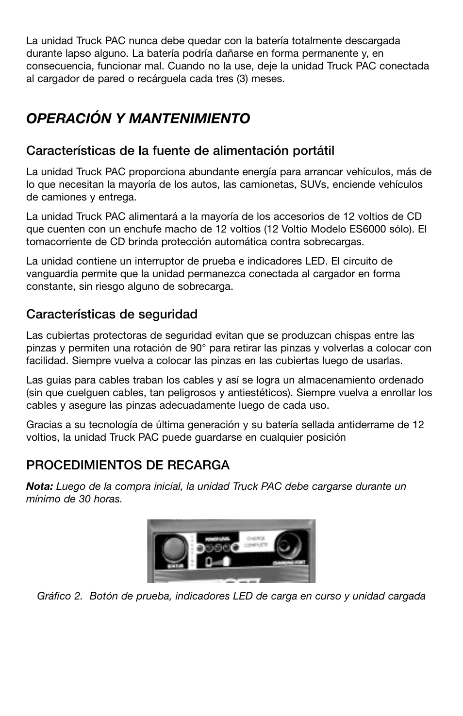 Operación y mantenimiento | T-Tech ES8000 User Manual | Page 14 / 32