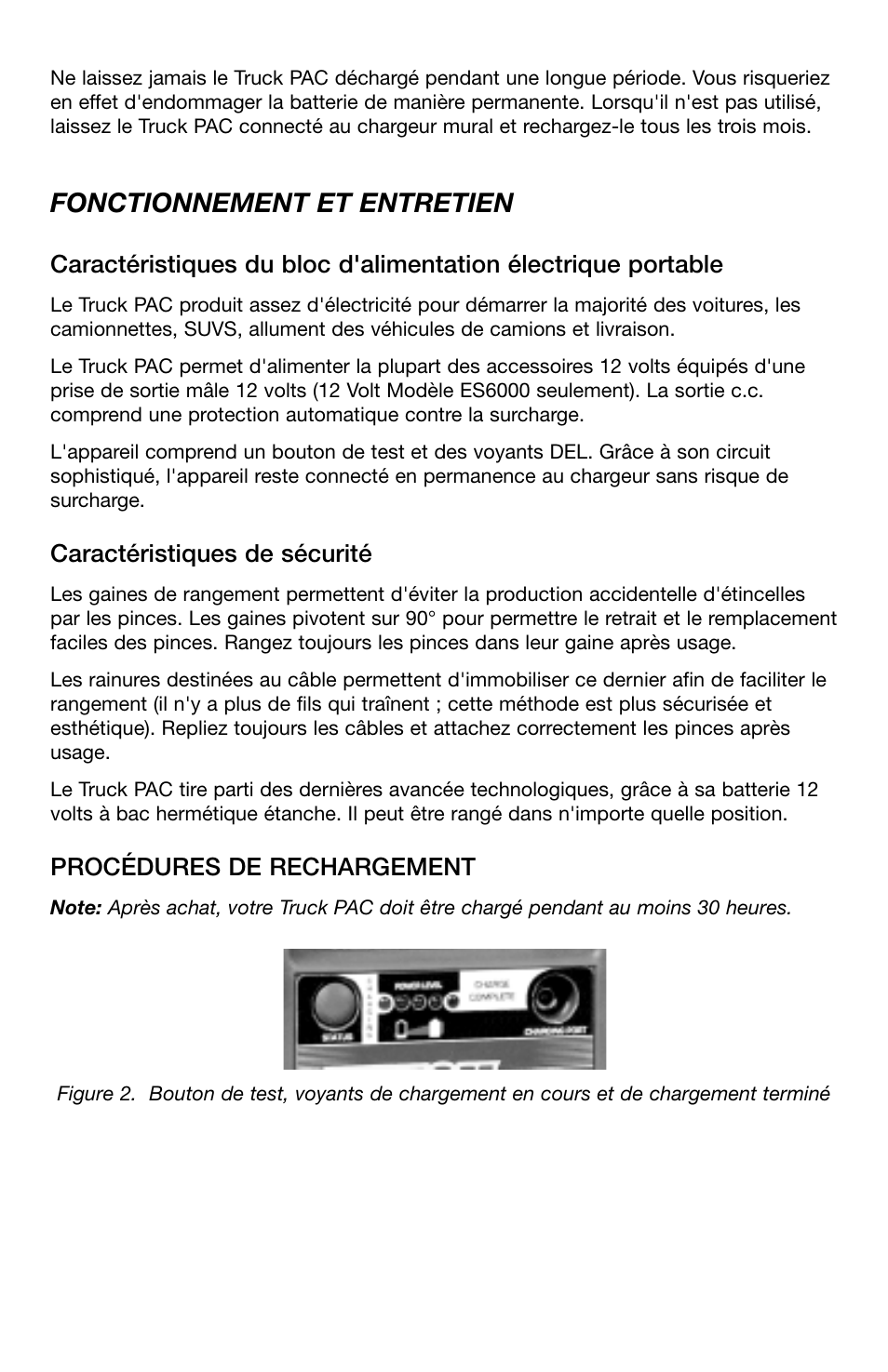 Fonctionnement et entretien | T-Tech ES8000 User Manual | Page 24 / 32
