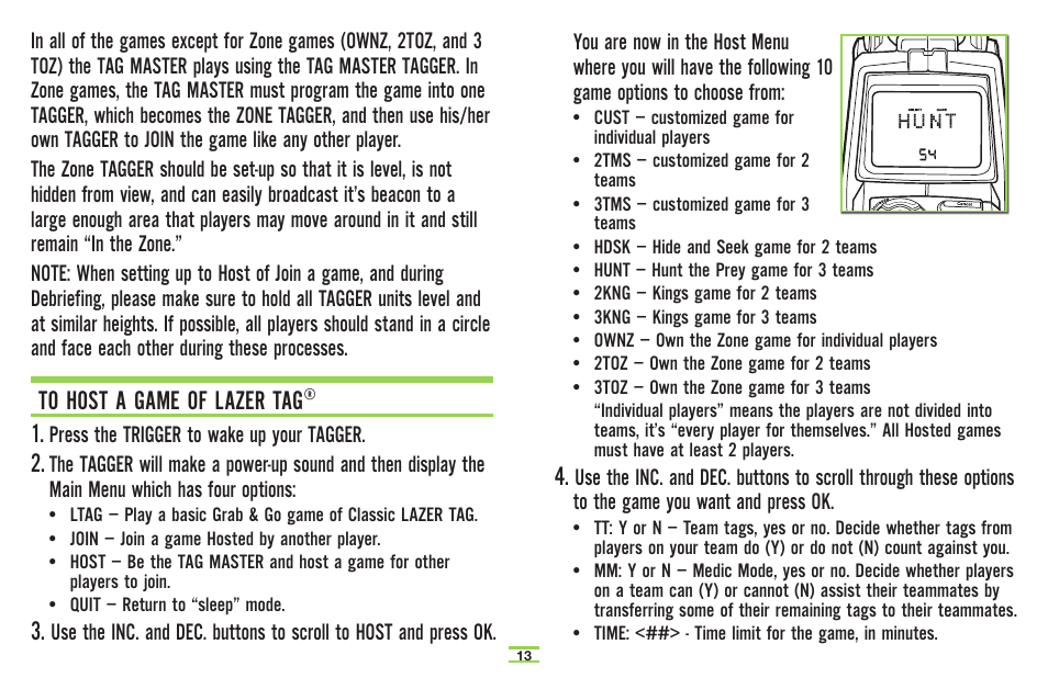 TAG Player System User Manual | Page 15 / 28