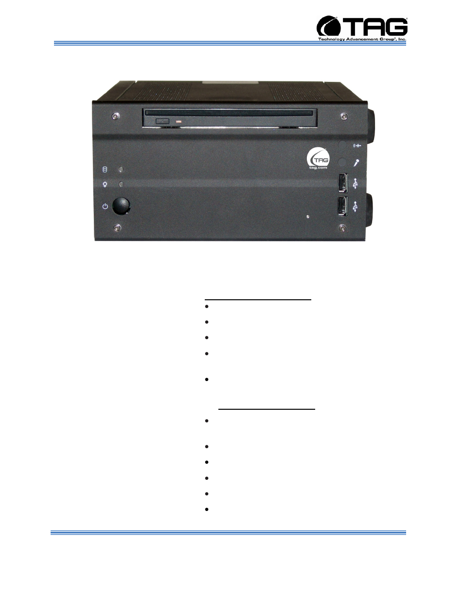 TAG SV-100-M-DVR User Manual | Page 16 / 54