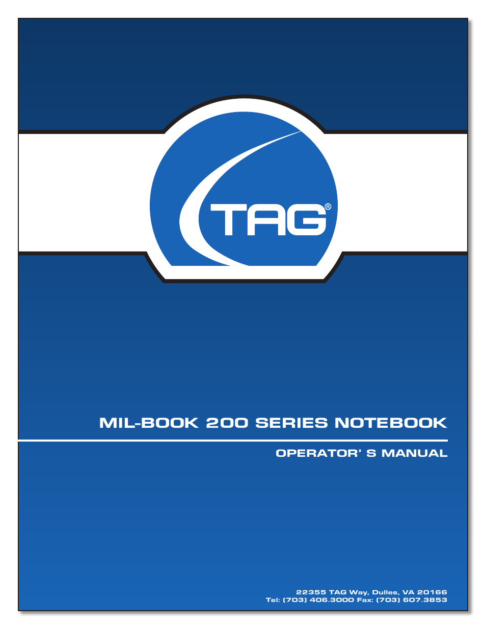 TAG MIL-BOOK 200 Series User Manual | 143 pages