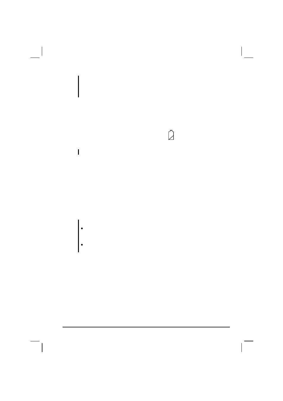 Battery low signals and actions | TAG MIL-BOOK 200 Series User Manual | Page 62 / 143
