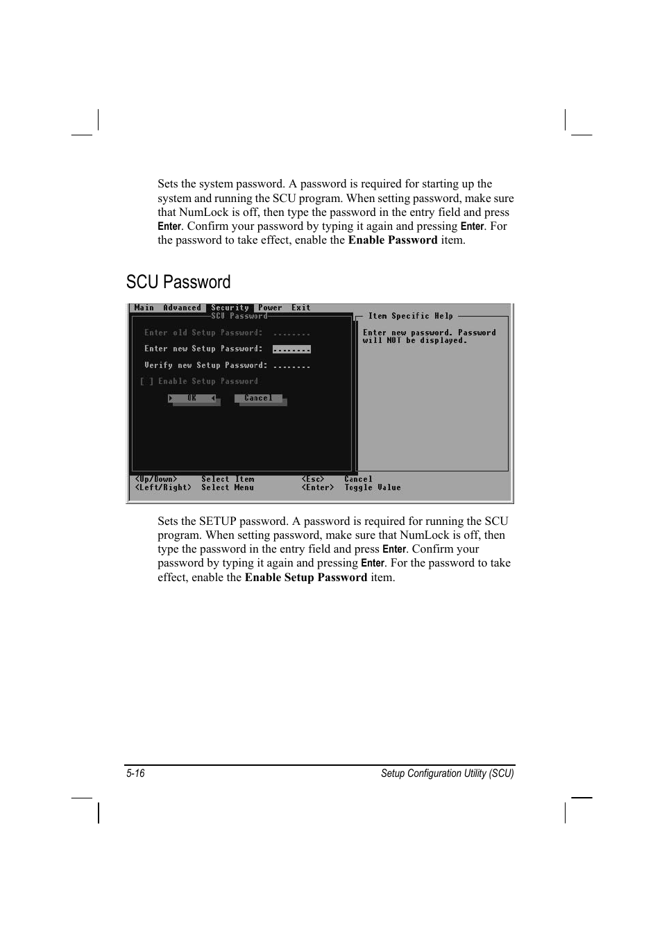 Scu password | TAG MIL-BOOK 10 User Manual | Page 73 / 105