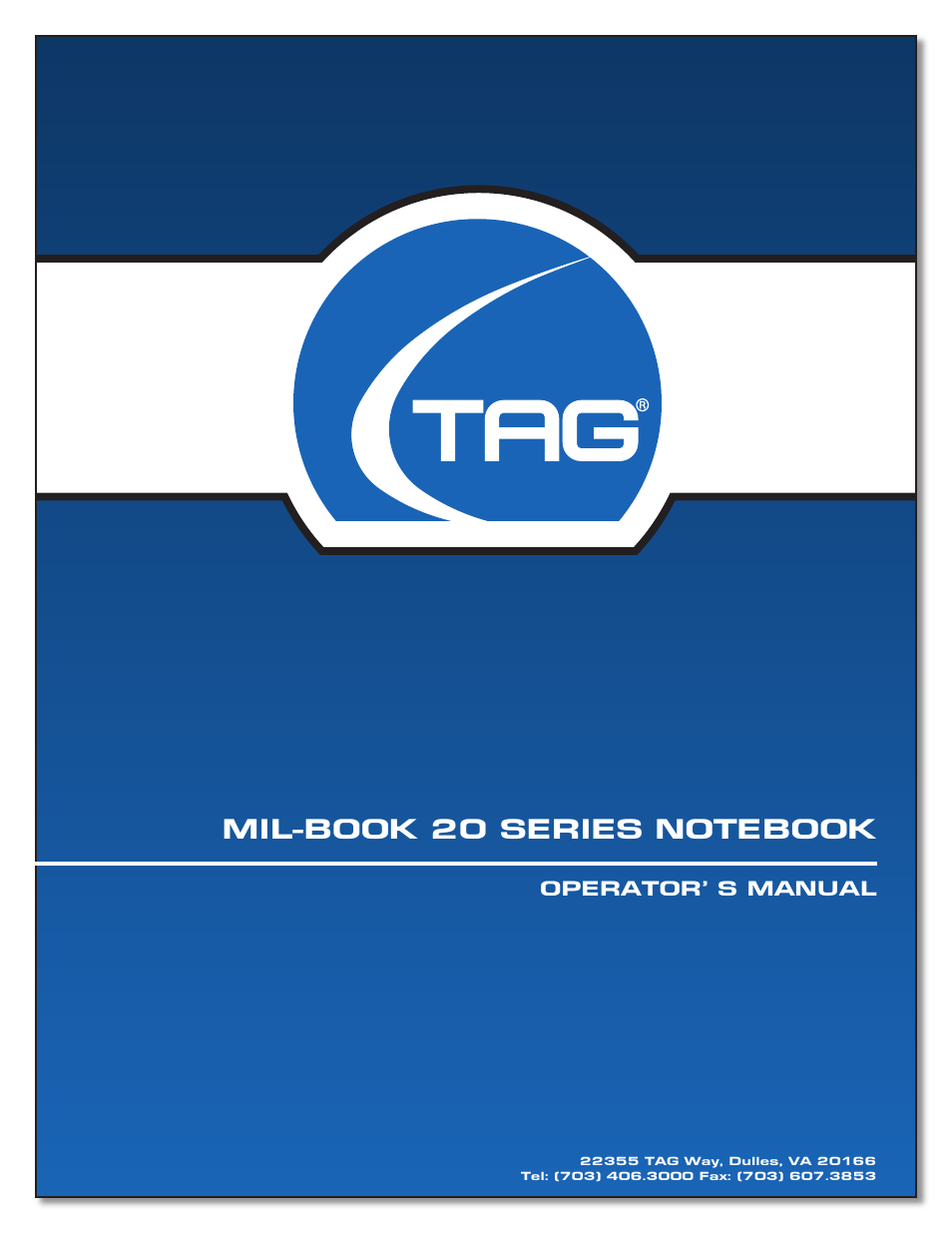 TAG 20 User Manual | 147 pages