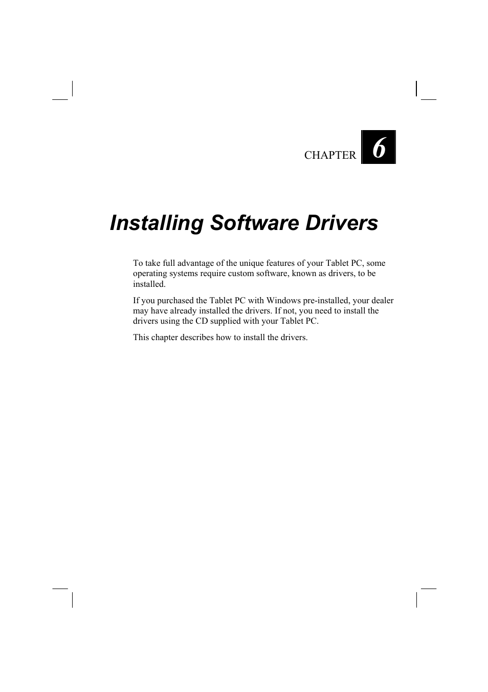Installing software drivers | TAG 20 User Manual | Page 101 / 147