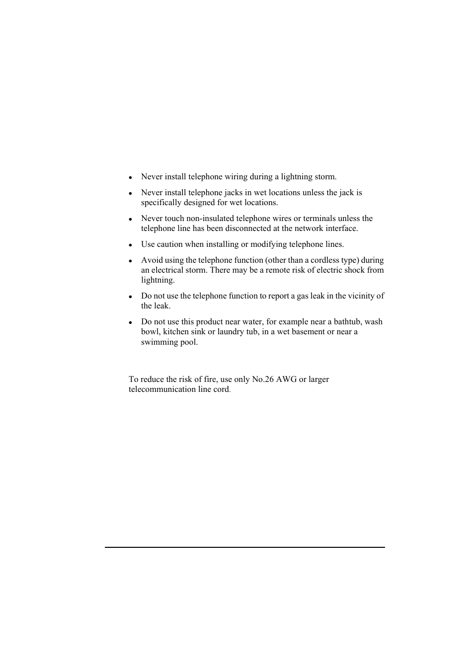 About the modem, Caution, Caution (for usa users) | TAG 20 User Manual | Page 140 / 147