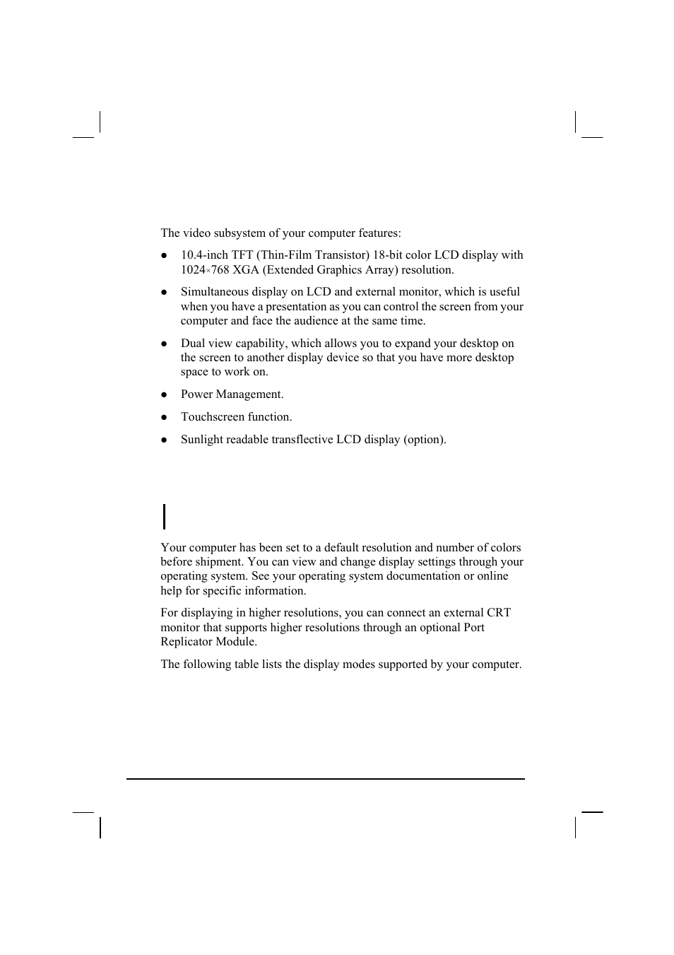 Using the video features, Configuring the display modes | TAG 20 User Manual | Page 56 / 147