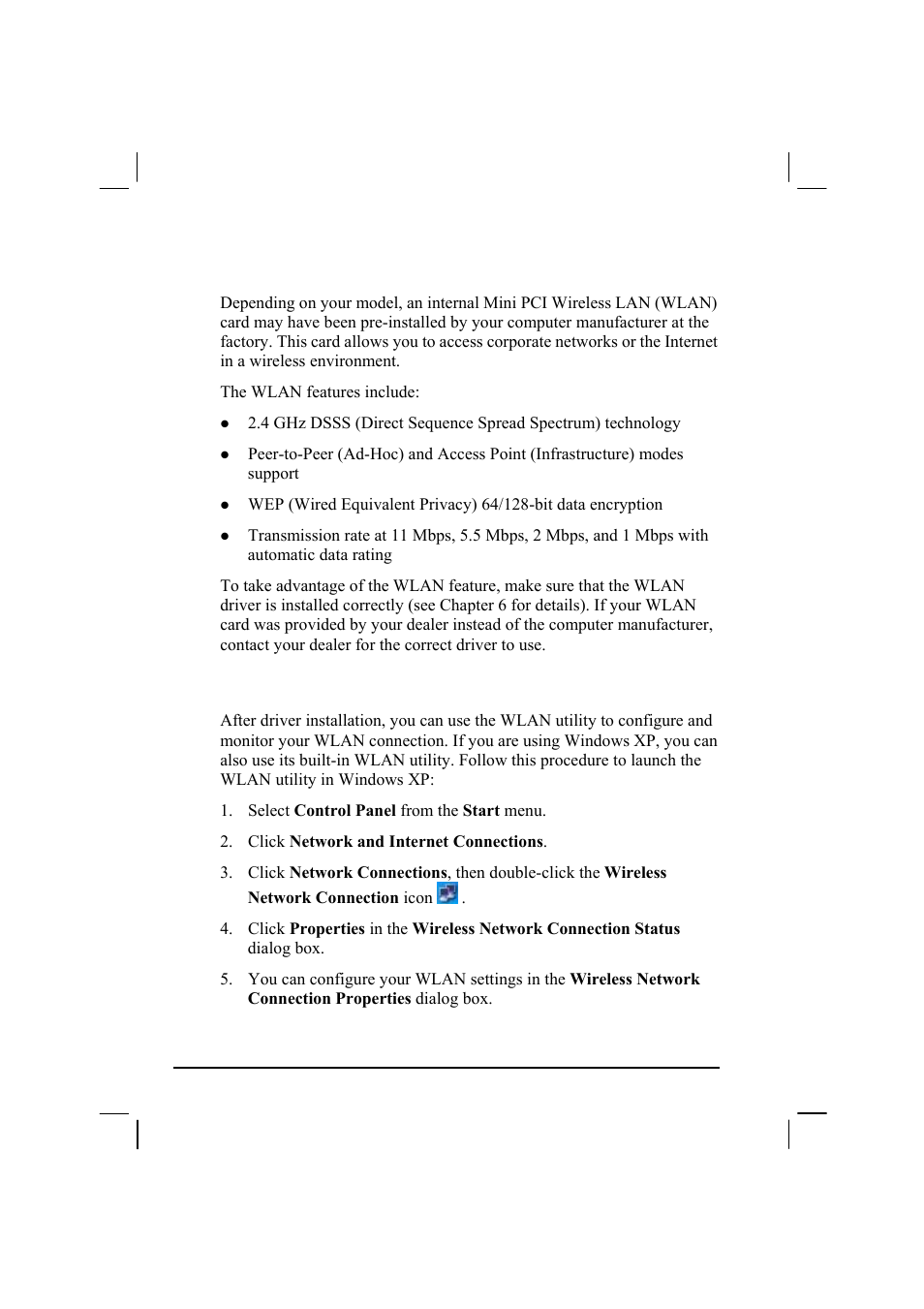 Using the wireless lan, Configuring the wlan | TAG 20 User Manual | Page 62 / 147