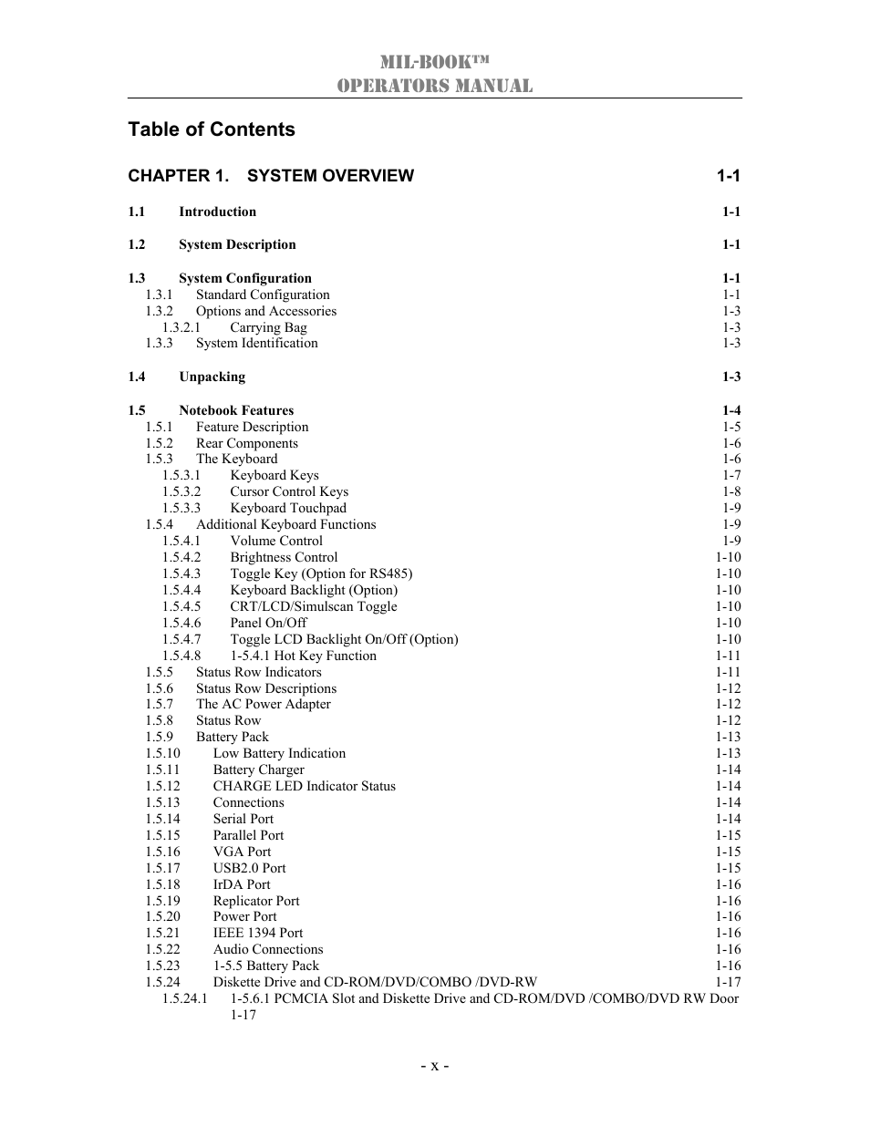 TAG 1000 User Manual | Page 10 / 64