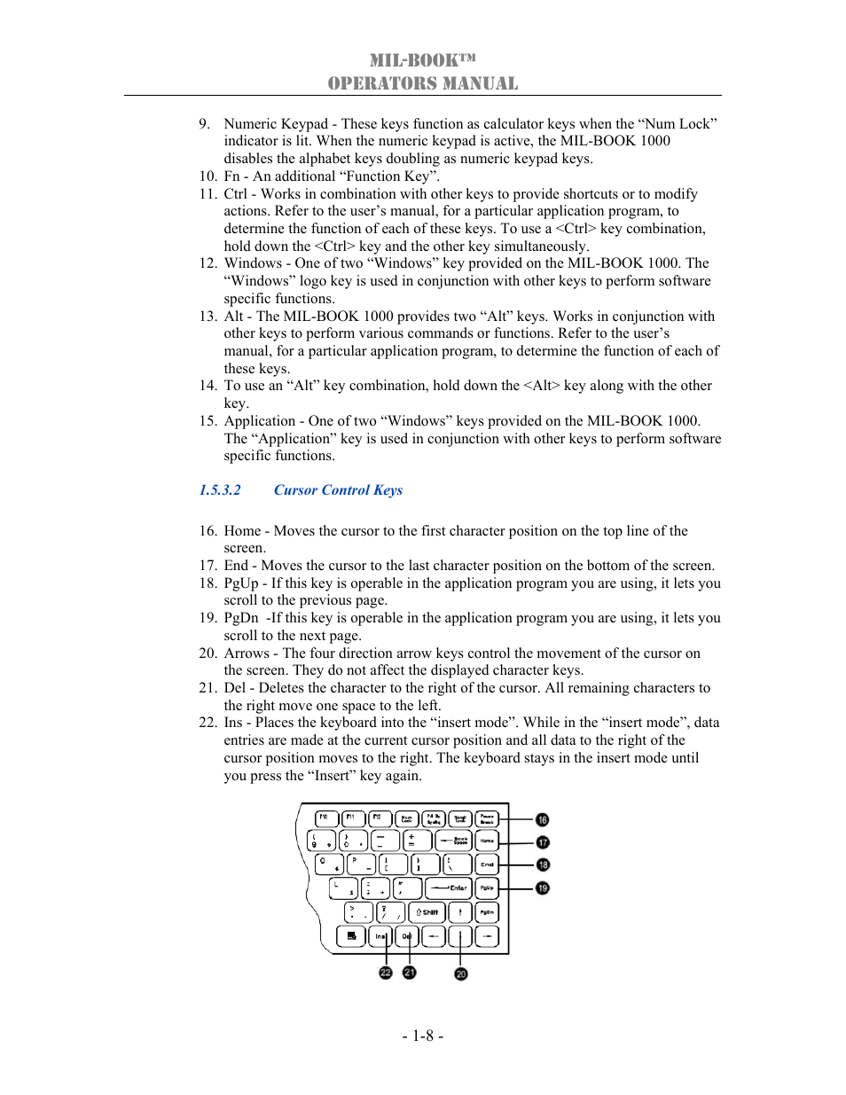 Mil-book™ operators manual | TAG 1000 User Manual | Page 21 / 64