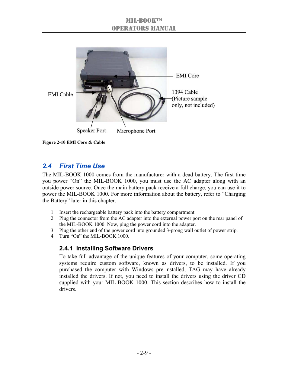 TAG 1000 User Manual | Page 39 / 64
