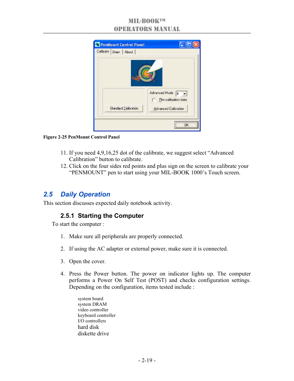 Mil-book™ operators manual, 5 daily operation | TAG 1000 User Manual | Page 49 / 64