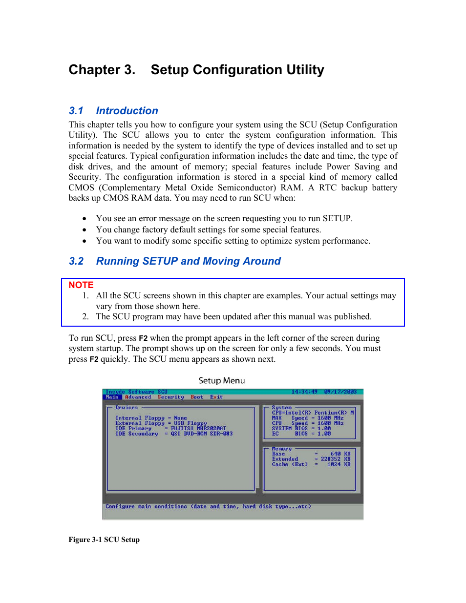 Chapter 3. setup configuration utility | TAG 1000 User Manual | Page 53 / 64
