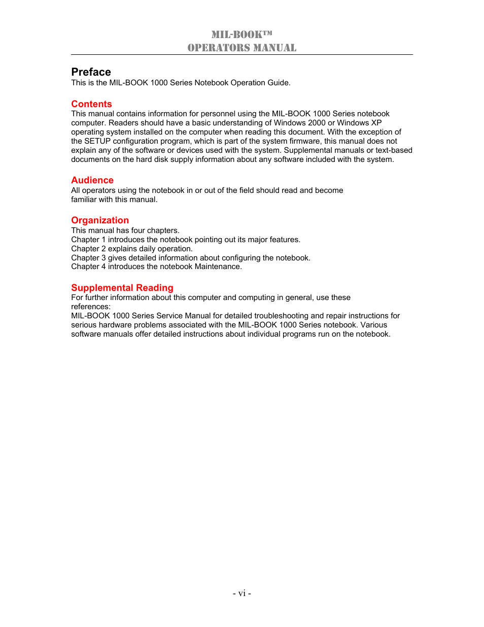 TAG 1000 User Manual | Page 6 / 64