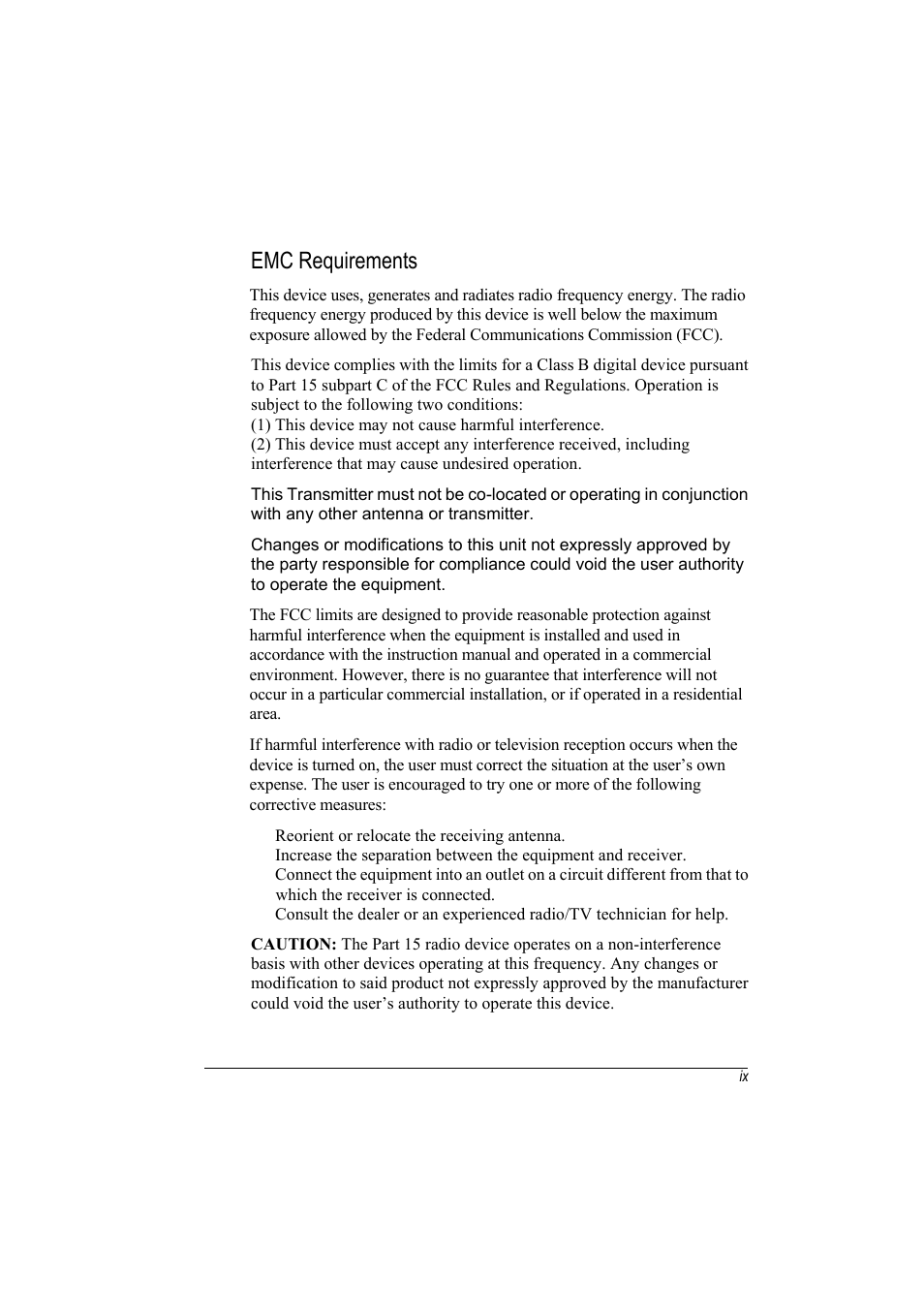 Emc requirements | TAG MIL-BOOK 20 Series User Manual | Page 11 / 147