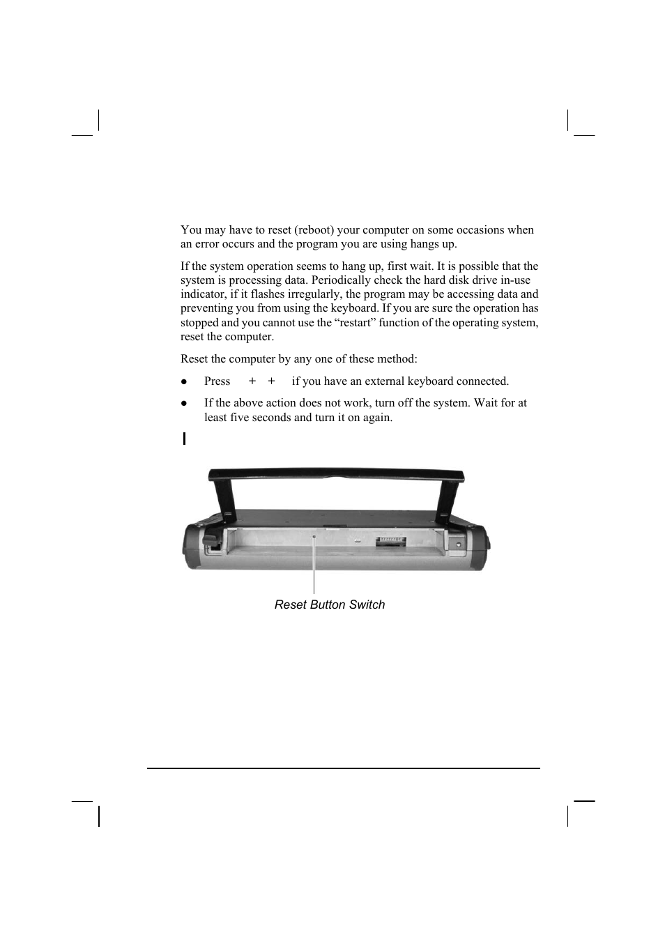 Resetting the computer | TAG MIL-BOOK 20 Series User Manual | Page 133 / 147