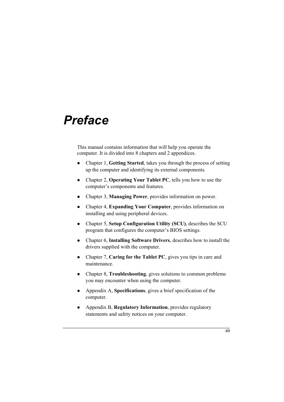 Preface | TAG MIL-BOOK 20 Series User Manual | Page 21 / 147