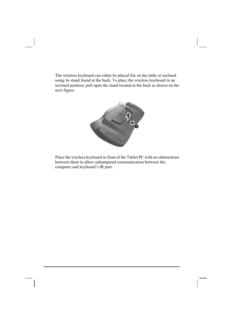 Using the wireless keyboard (option) | TAG MIL-BOOK 20 Series User Manual | Page 28 / 147