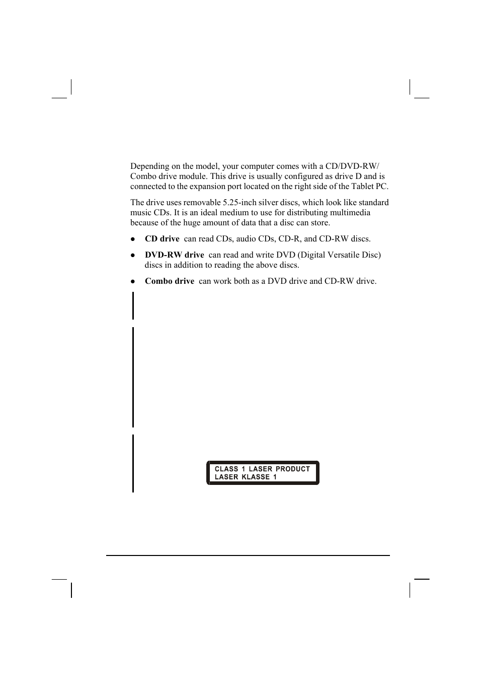 Using the optical drive (option) | TAG MIL-BOOK 20 Series User Manual | Page 53 / 147