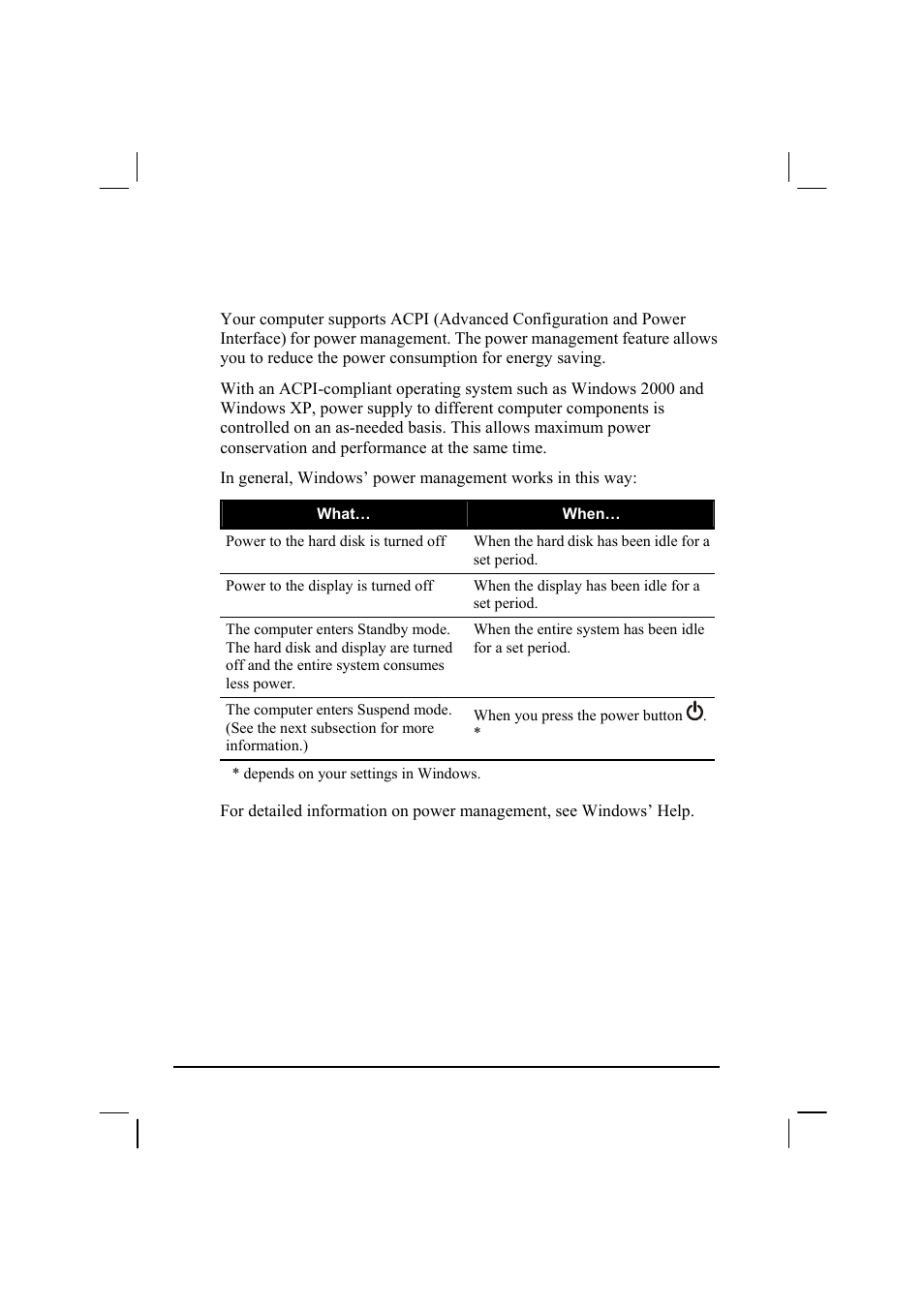 Power management | TAG MIL-BOOK 20 Series User Manual | Page 73 / 147
