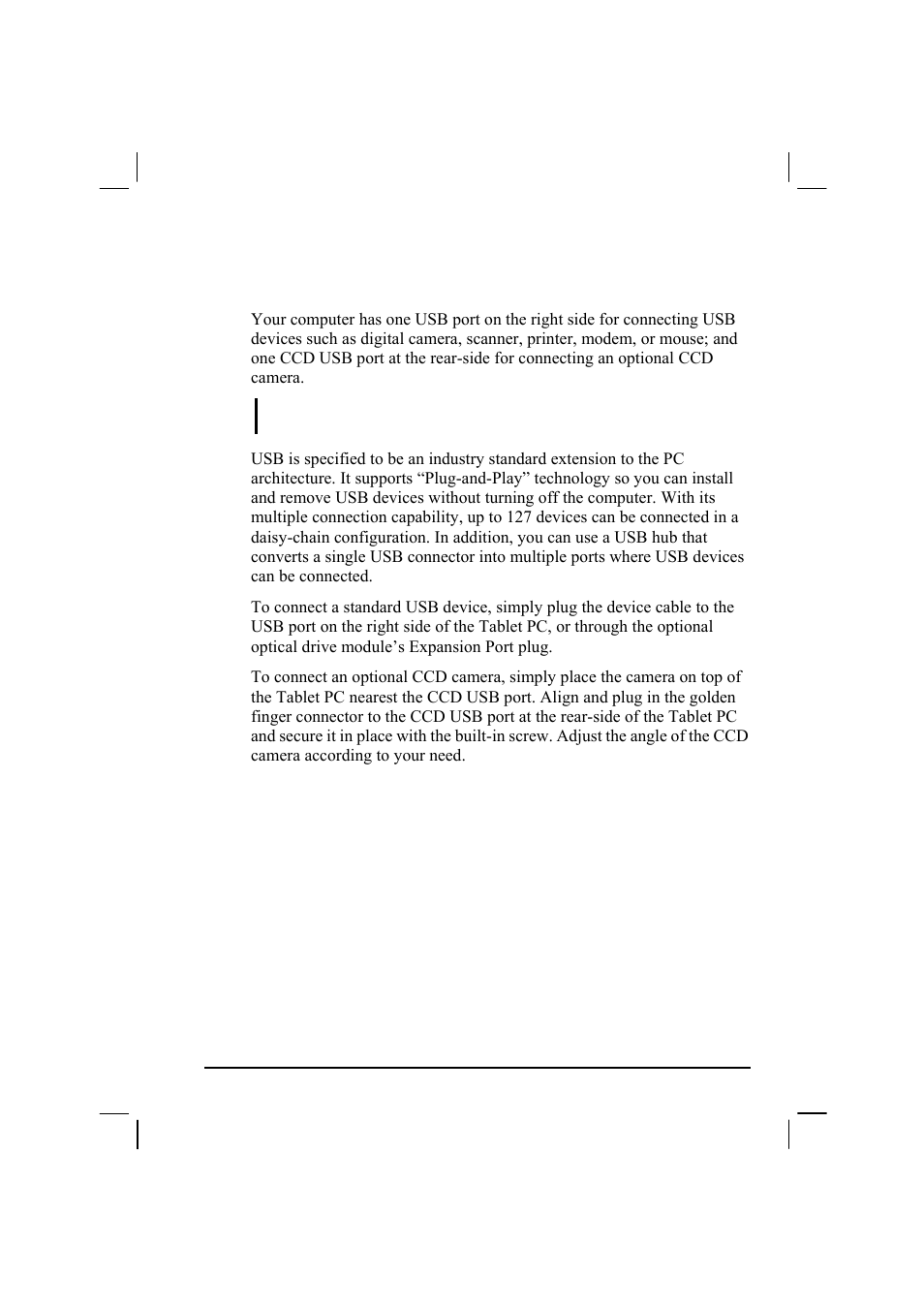 Connecting a usb device | TAG MIL-BOOK 20 Series User Manual | Page 78 / 147