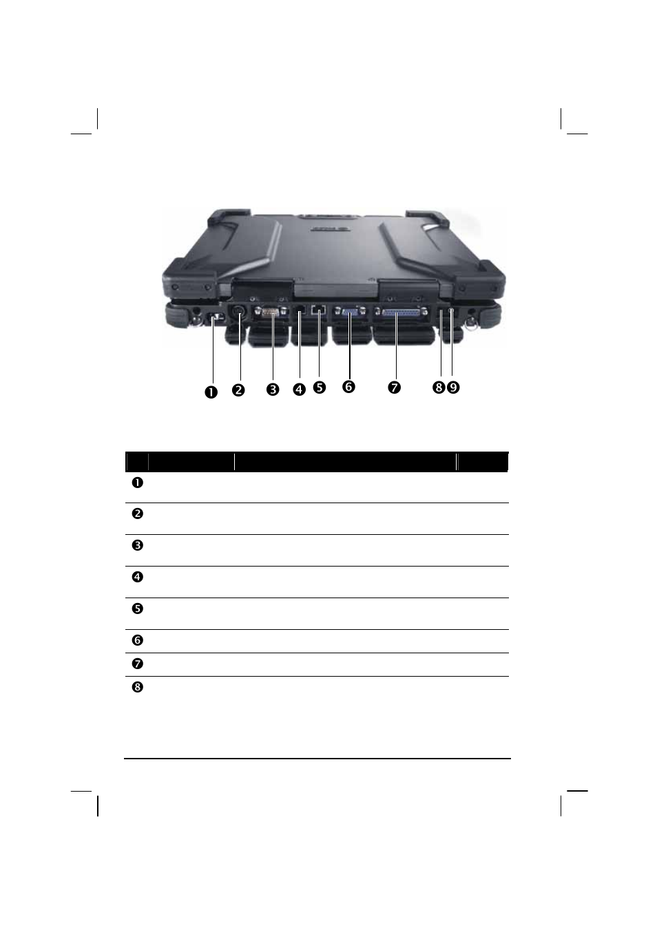 Rear components | TAG MIL-BOOK 200 User Manual | Page 20 / 143