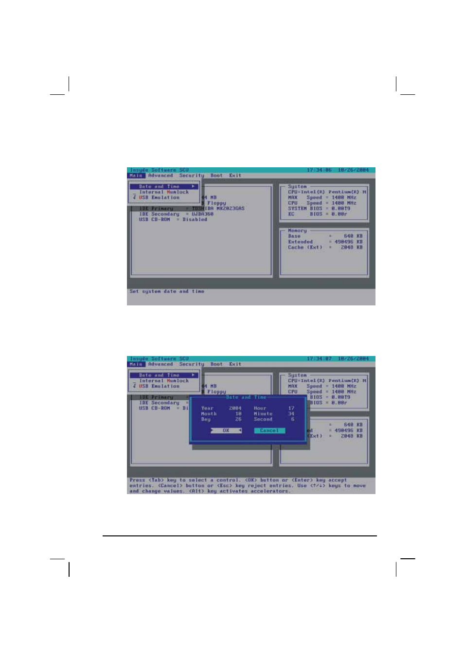 Main menu, Date and time | TAG MIL-BOOK 200 User Manual | Page 84 / 143